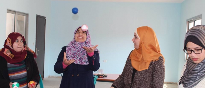 افتتاح تدريب الألعاب الحركية الهوائية