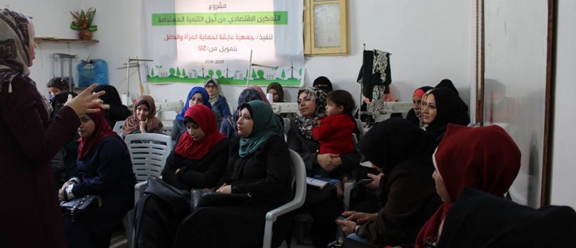 عقد جلسات المهارات الحياتية ضمن مشروع "نحو حياة خالية من العنف"