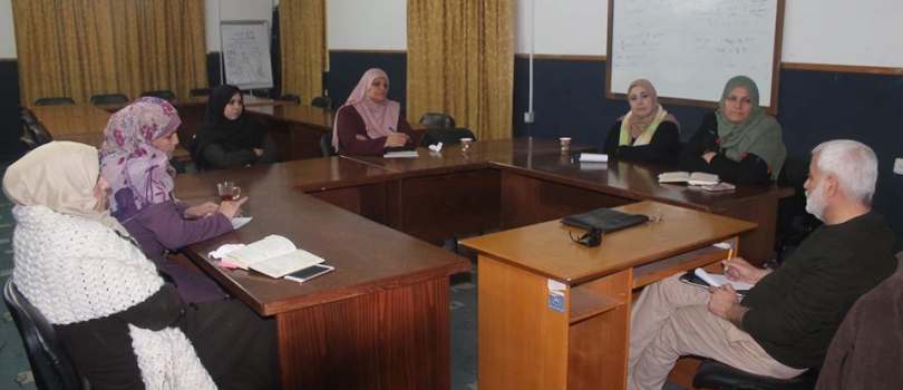 جلسة أشراف على إدارة الحالات لطاقم جمعية عايشة