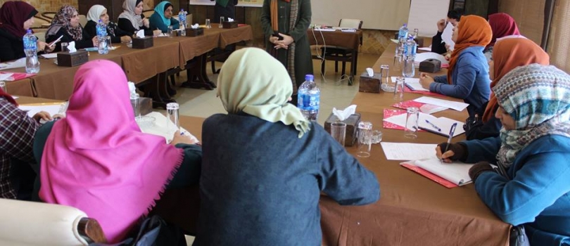 افتتاح تدريب دليل التمكين الفردي والذي يستهدف طواقم عمل مراكز النشاط النسائي