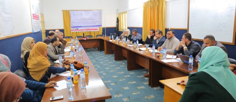 لقاء حواري مع مشرفين دائرة الصحة النفسية في الانروا ومساعديهم