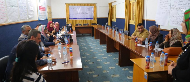 لقاء حواري مع مشرفين دائرة الصحة النفسية في الانروا ومساعديهم