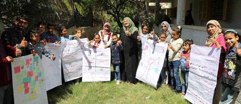 ورشة توعوية لأبناء أهالي المستفيدات من التمكين الفردي داخل الجمعية