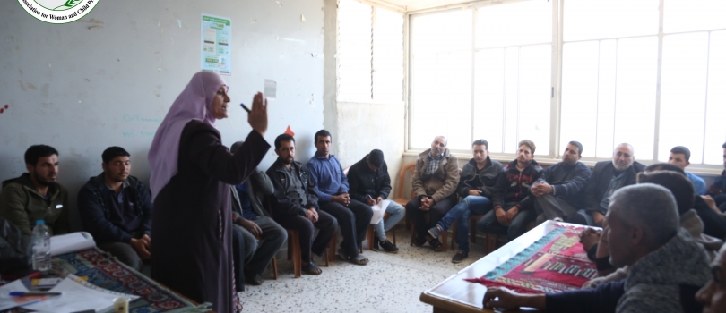"تنفيذ ورش توعية حول العنف المبنى على النوع الاجتماعي"