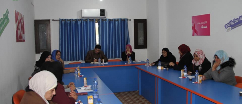 جمعية عايشة تنفذ لقاء مع المجموعة المركزة الأولى لمشروع حماية ودعم النساء والفتيات ذوات الإعاقة والناجيات من السرطان