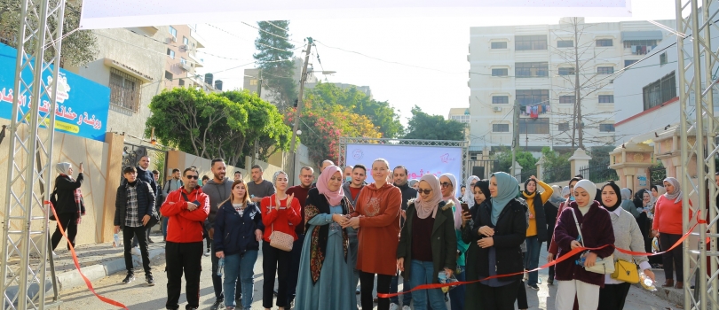 عايشة تنظم مارثون رياضي صحي