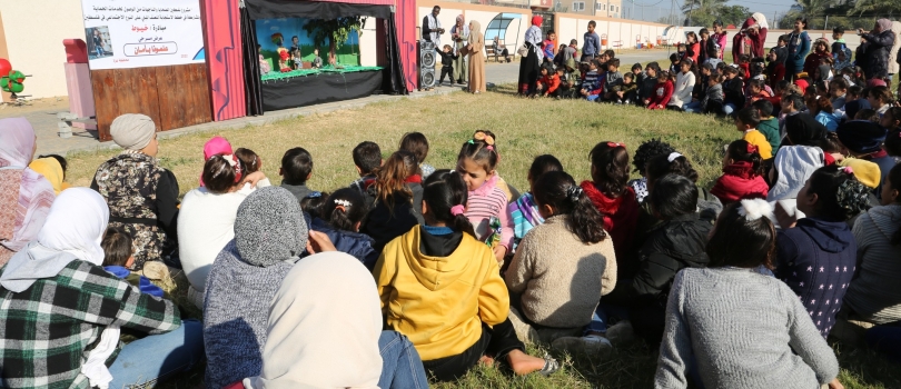 عايشة تنفذ مبادرة مسرحية بدمى الماريونيت