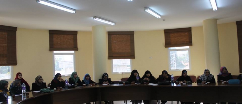 جمعية عايشة تنظم ورشة عمل بعنوان " واقع المرأة الفلسطينية بعد عدوان 2014